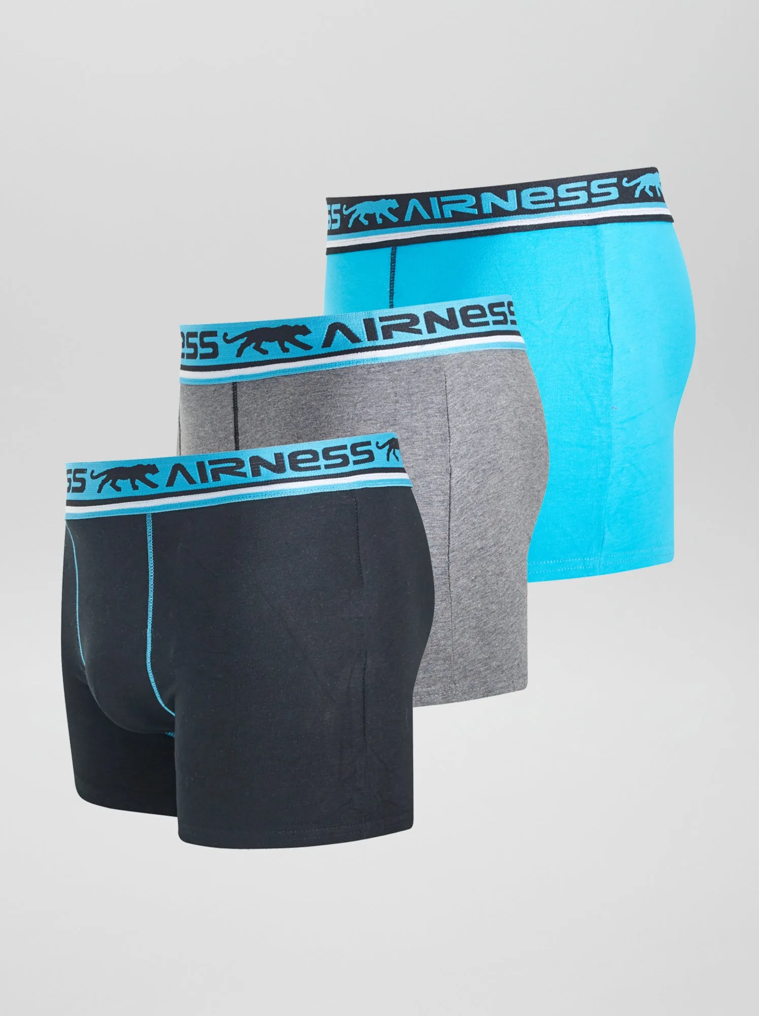 Set di 3 boxer 'Airness' - NERO
