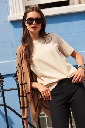 T-shirt con Manica corta Girocollo pesante    