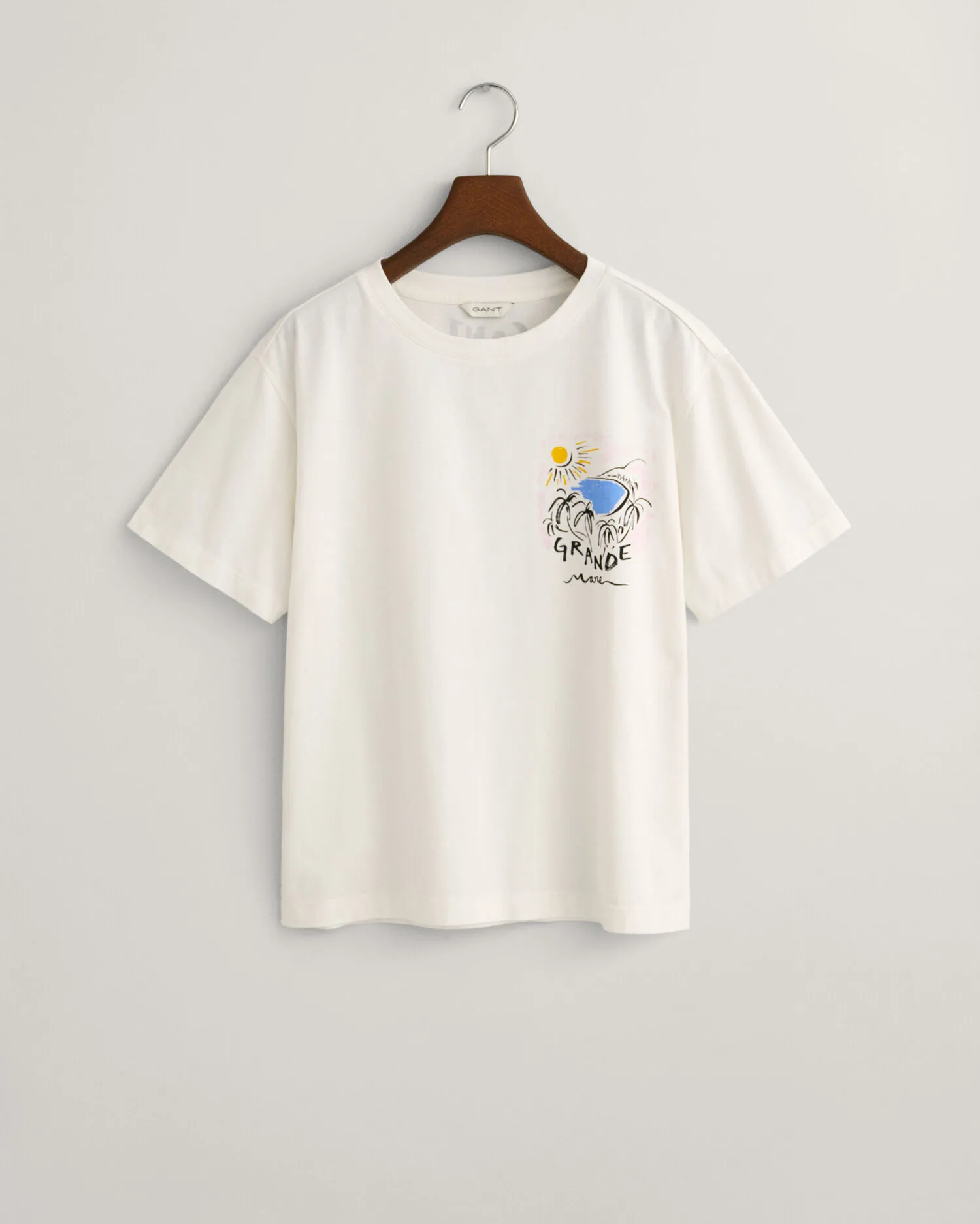 T-shirt con stampa Grande Mare    