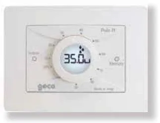 Umidostato Elettronico da Parete Bianco a Batterie POLO H RU231 Geca 35362352