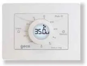 Umidostato Elettronico da Parete Bianco a Batterie POLO H RU231 Geca 35362352