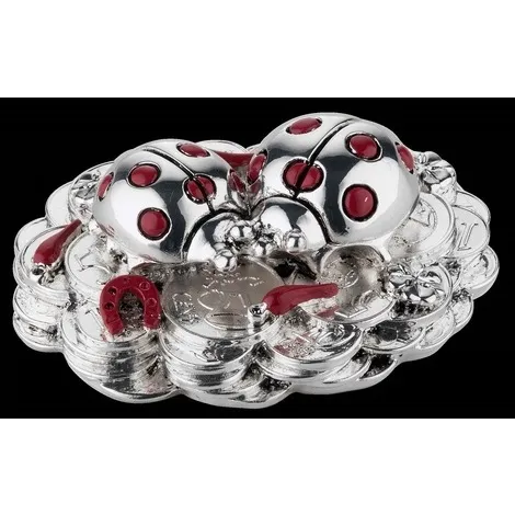 VALENTI COPPIA COCCINELLE/MONETE CM9 H3 ROSSO