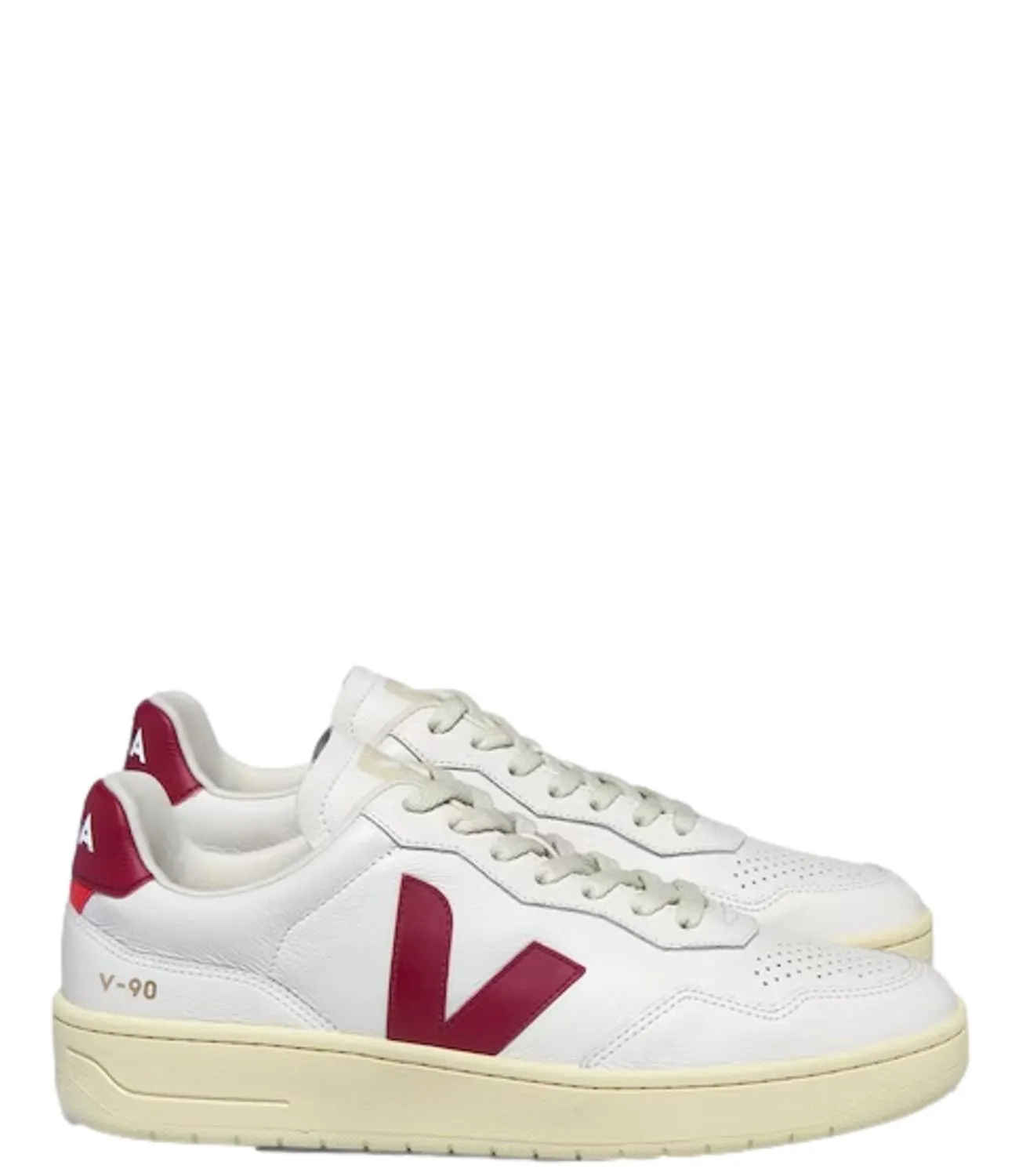 VEJA V-90 SNEAKERS RED