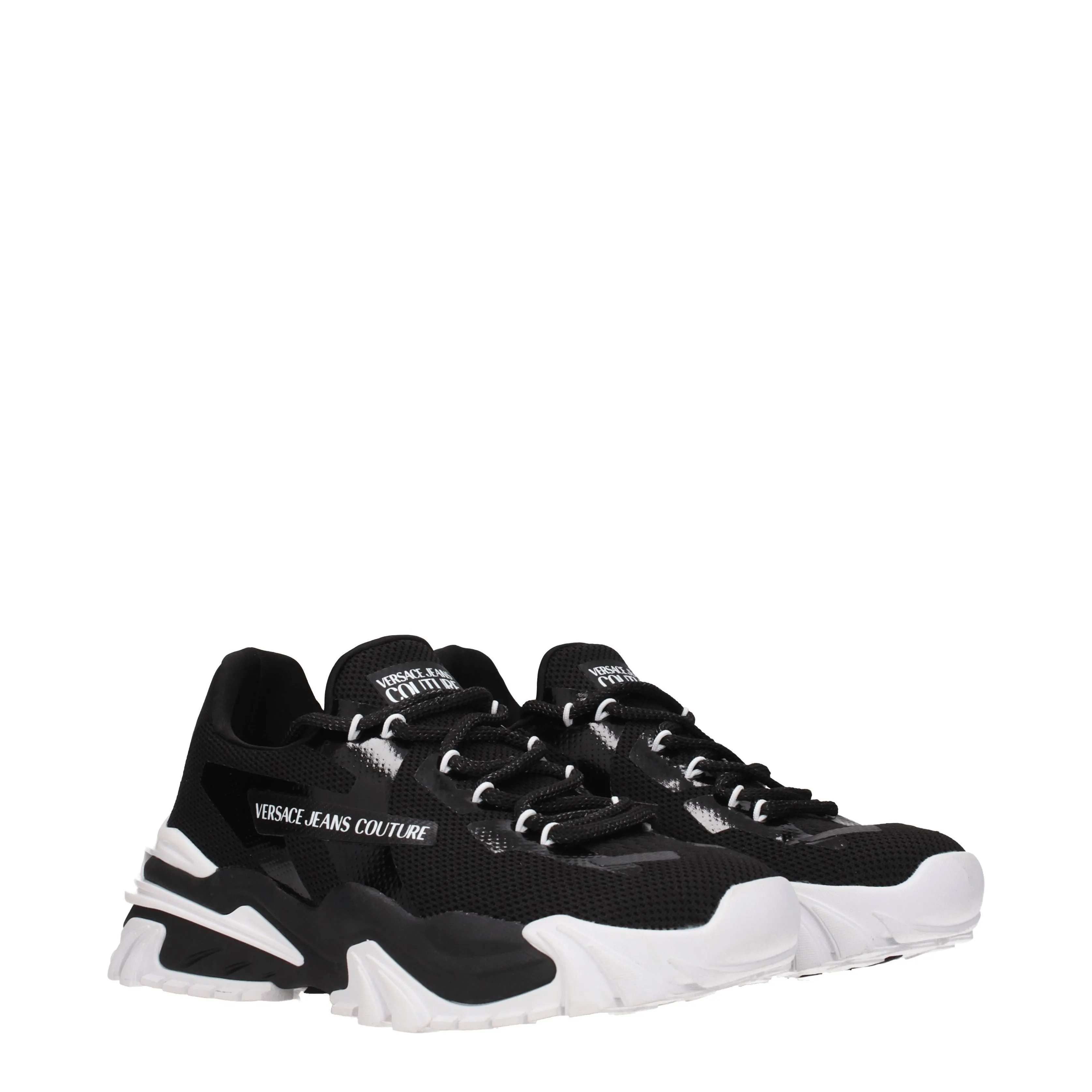 Versace Jeans Sneakers Couture Uomo Tessuto Nero