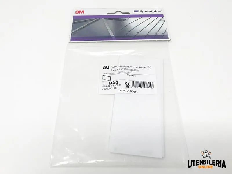 Vetri lamine protettive interne ricambio 3M Speedglas 9100V (5pz)